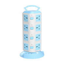 Predlžovacia veža s 3 USB portami, 16 zásuviek, kábel s dĺžkou 6,6 m