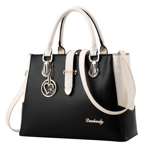 Dames leren schoudertas/crossbodytas