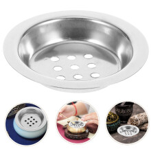 Soporte para carbón Bakhoor eléctrico redondo plateado, 2 piezas