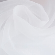 Tissu organza transparent 1,09 yd 35 g pour la confection de vĂŞtements
