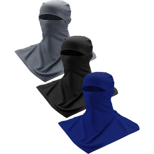 Balaclava arcvédő napvédelemmel, 3 darabos