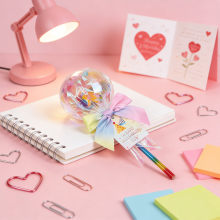 Coffret cadeau Saint-Valentin pour enfants – Papeterie sucette avec