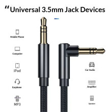 Nástrojový kabel, 3,5mm stereo, přímý-úhlový, 10 stop, 2 kusy