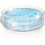 Inflatable Kiddie Pool 34x10 Inch 3-Level Transparent with 1