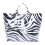 Bolso tote grande impermeable con estampado de vaca para mujer 1