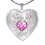 Collana con cuore e ali d'angelo per padre e figlia 1