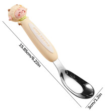 Stainless Steel Animal Spoon for Kids 1 Piece