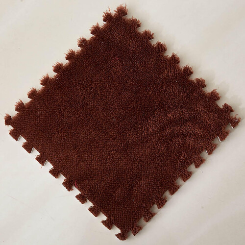 Plush Foam Interlocking Floor Mats with Edges 12 pcs 2