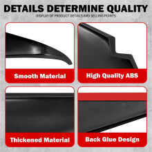 Motorcycle Headlight Eyebrows Sticker Headlamp Eyebrow Eyelids Trim Cover Visor for Road Glide 2015-2023