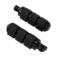 Motorcycle Footpegs Foot Rest Black Pedal Mount Footrest for Touring Electra Glide Softail Dyna Sportster XL