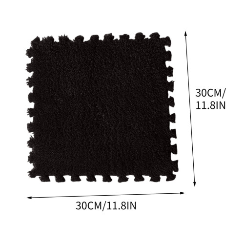 Foam Puzzle Floor Mat 12x12 Inch Plush Interlocking Tiles 2