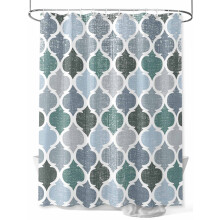 Rideau de douche géométrique marocain 183 x 213 cm imperméable