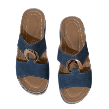Bequeme Damen-Sandalen zum Hineinschlüpfen, weich gefüttert, rutschfest