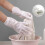 Dishwashing Gloves Long Cuff Velvet Lining Thick Wetproof 8