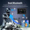 Motorcycle 6.25inch Removable Navigation Screen Wireless Carplay Android Auto Display Waterproof Display with DVR 1