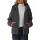 Damesvest met capuchon van effen fleece 1