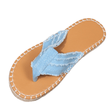 Dame casual espadrille flip-flops størrelse 6-10