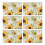 Sets de table bohèmes tournesol en lin, lot de 6 1