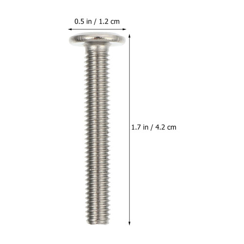 Șuruburi pentru mobilă M6x40 cu cap hexagonal, 50 buc. 2