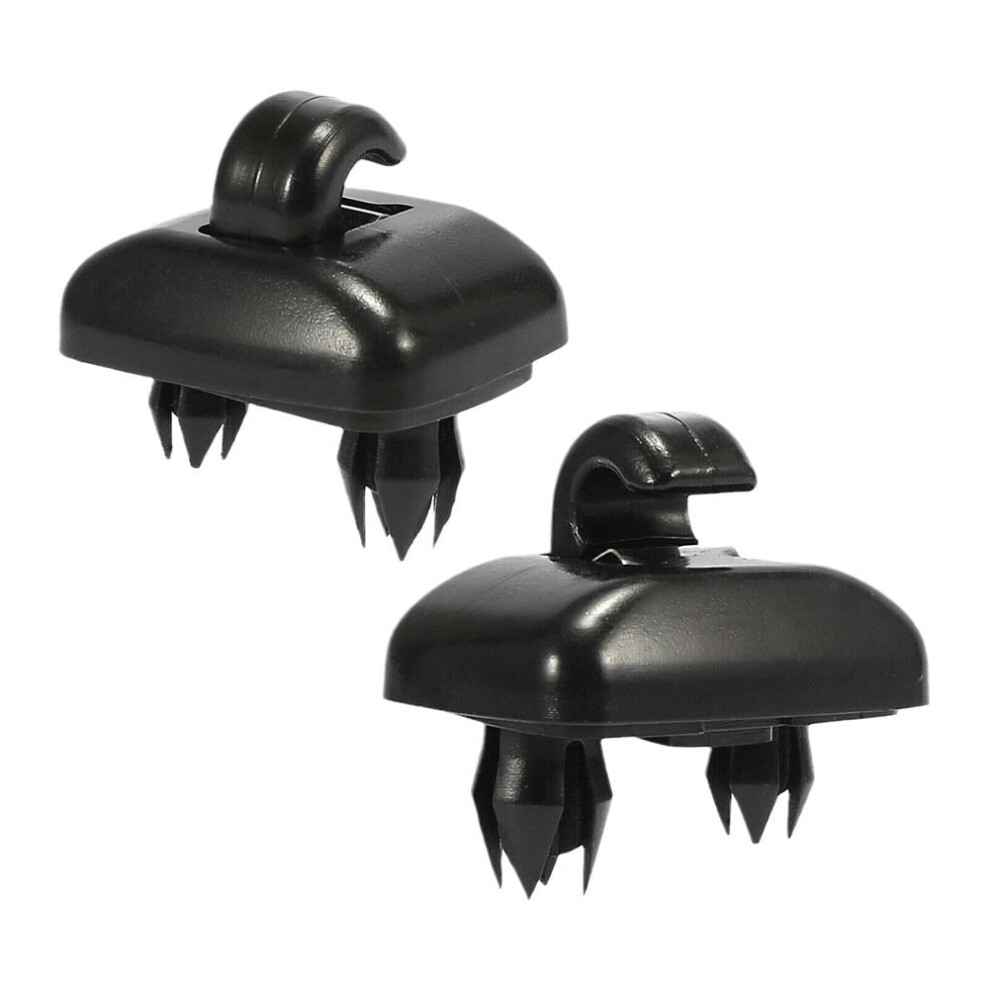 Sun Visor Hook Holder Clips For Audi A1 A3 A4 A5 Q3 Q5 Black/Grey 9065194756592
