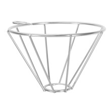 Support conique pour filtre à café en acier inoxydable