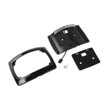 Motorcycle License Plate Relocator LED Curved Frame for Touring Road Glide Street Glide Electra CVO 2023-2025