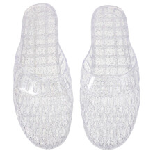 Pantoufles transparentes antidérapantes pour femmes, pointure 38