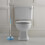 Ventouse de toilette, design simple, 1 pièce, 53 x 15 cm 1