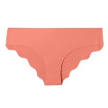 Calcinha fio dental feminina sem costura, vermelha melancia, tamanho P