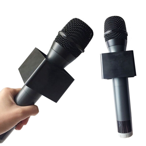 Mic Mark Logo Station voor interviewmicrofoon (2 stuks)
