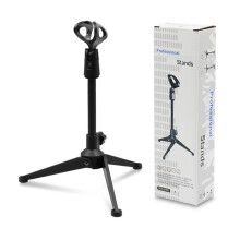 Verstelbare bureaumicrofoonstandaard met clip (1,7 inch)