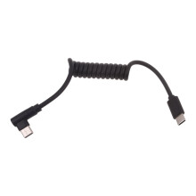 Type C naar Type C spiraalkabel 60W 10Gbps
