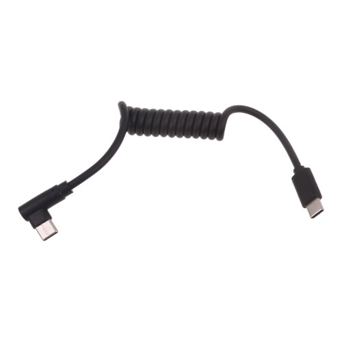 Type C naar Type C spiraalkabel 60W 10Gbps