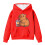 Kapuzenpullover mit Capybara-Print für Kleinkinder, überschnittene Schultern 1