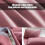Σετ κλινοσκεπασμάτων King Cotton 4 τεμαχίων, μονόχρωμο κόκκινο 7