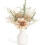 Kunstige silkeblomster i keramisk vase 33 cm 1