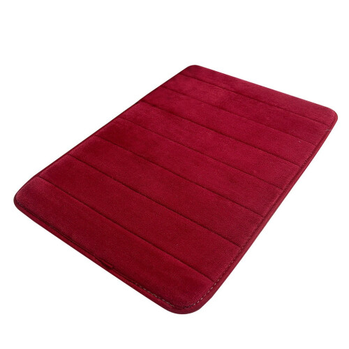Memory Foam Bath Mat Soft Absorbent Non-Slip Microfiber 1