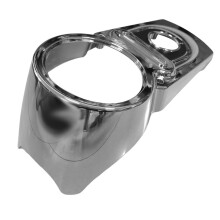 Motorcycle Chrome Fuel Tank Dash Console Cover for Dyna Street Fat Bob Low Rider 2004- Dash Panel Cover