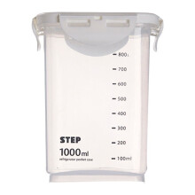 Recipiente hermético para almacenar alimentos, libre de BPA, 1000 ml.