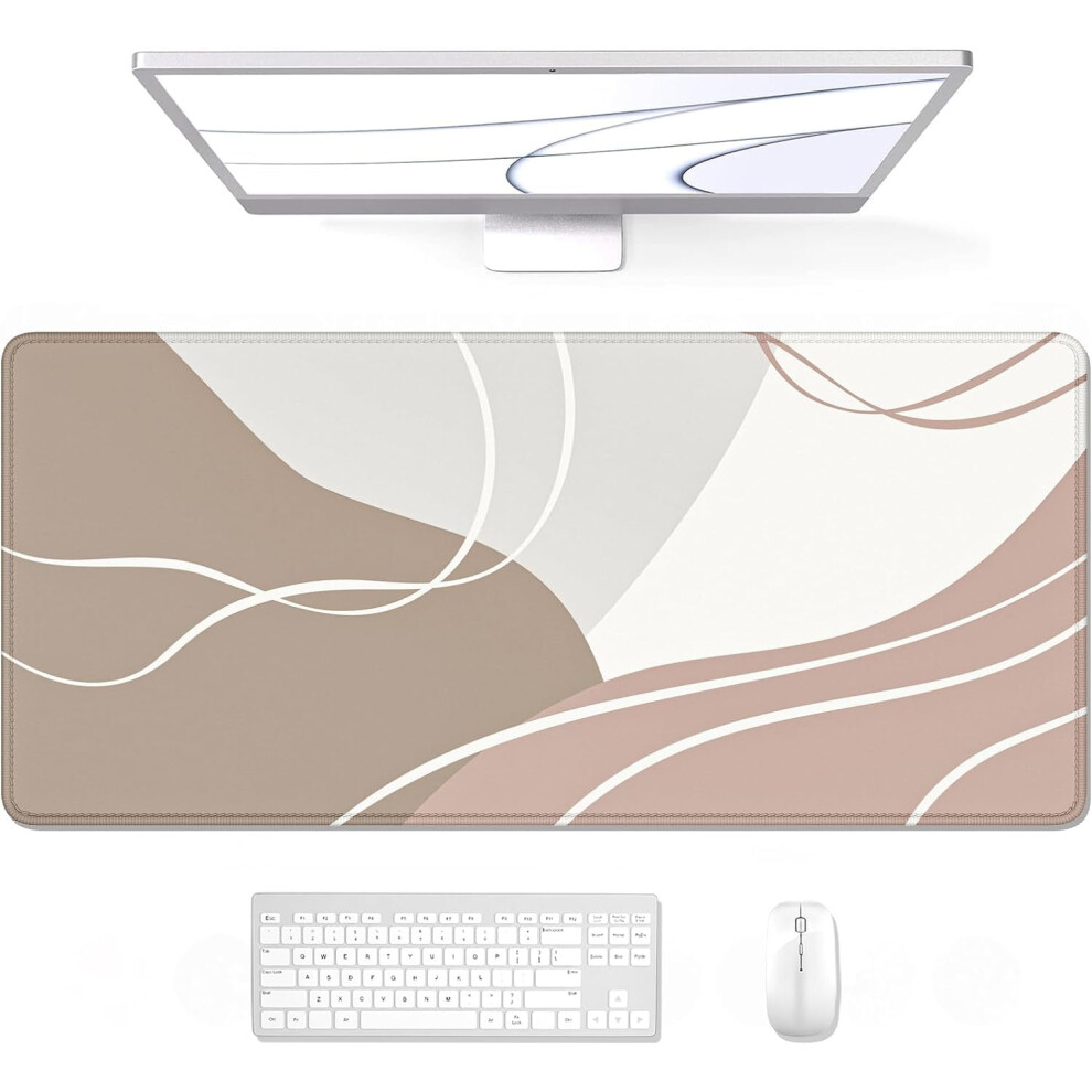 Gaming Mouse Pad Micro-Weave Cloth 35.4X15.7 Inch Gray 9193271390985