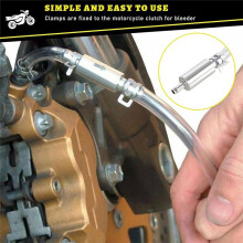 Brake Bleeder Hose Tool Kit, Brake Bleeder,Brake Fluid Bleeder Vacuum Pump for Car & Motorcycle