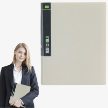 Kunstmappe Grau 12,2 x 9,3 Zoll 40 Hüllen