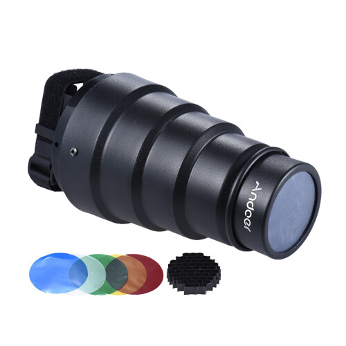 Konisk snoot med 50 bikakefilter for blitser