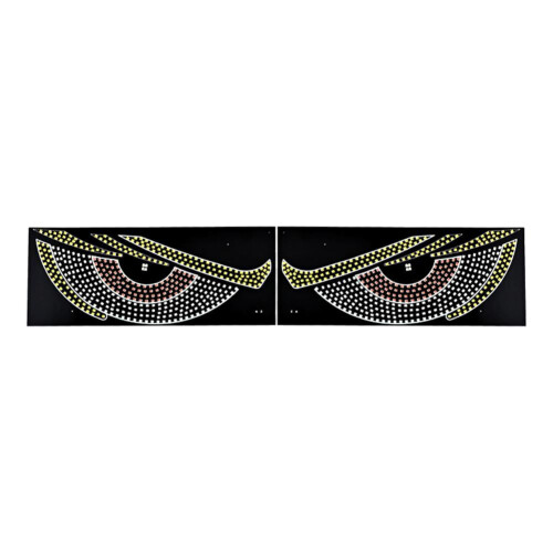 Devil Eyes LED-Autolichtpanel-Paar, USB, dünn, flexibel