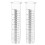 Tub de schimb pentru pluviometru HEMOTON, plastic, 2 buc. 1