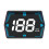 Velocímetro HUD QenASHaing G20GPS com brilho automático e 1