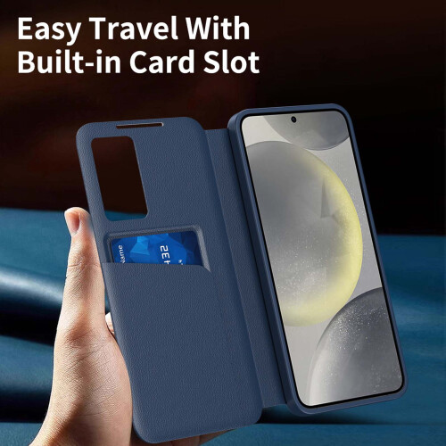 Samsung Galaxy S25 Ultra Smart Wallet Case Blue 2