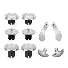 Metal Joystick Kit for PS5 Game Console Joystick Back Paddles Triggers Buttons for PS5 Dualsense Controller D
