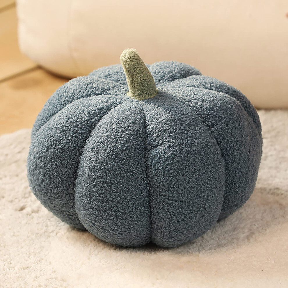Halloween Pumpkin Pillow Decor Fleece Stuffed 8in