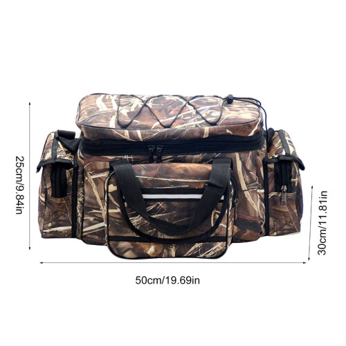 Fishing Tackle Bag Large Capacity with Multiple Pockets 2